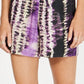 INC International Concepts Women's Tie Dyed Shorts Medium Purple Size Small