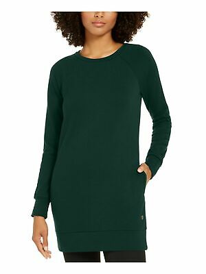 Ideology Women's Long Sleeve Tunic Dark Green Size X-Large
