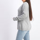 Karen Scott Women's Snowflake Applique Sweater Gray Size Small