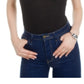 Bar III Women's Crossover Bodysuit Black Size Extra Large
