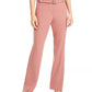 Alfani Women's Belted Straight Leg Pants Medium Pink Size 4