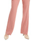 Alfani Women's Belted Straight-Leg Pants Pink Size 8
