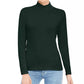 Style & Co Women's Mock Neck Top Black Size X-Large