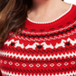 Charter Club Women's Plus Size Fair-Isle Printed Sweater Red Size 2X