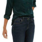 Charter Club Women's Solid Corduroy Shirt Dark Green Size Small