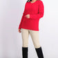 Charter Club Women's Cable-Knit Button-Trim Sweater Dark Red Size Medium