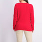 Charter Club Women's Cable-Knit Button-Trim Sweater Dark Red Size Medium