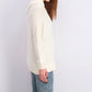 Charter Club Women's Patchwork-Stitch Asymmetrical-Collar Sweater Natural Size XX Large