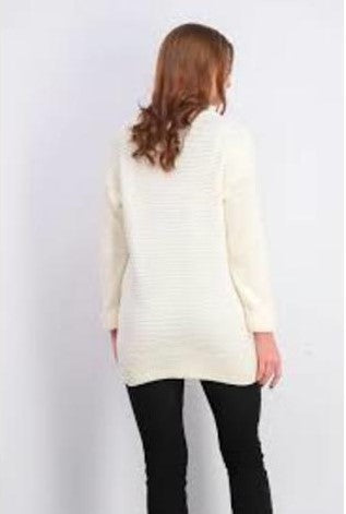 Charter Club Women's Cotton Textured V-Neck Sweater White Size Small