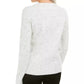 Karen Scott Women's Sequined Reindeer Sweater White Size X-Large