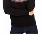 Charter Club Women's Metallic Fair Isle Family Sweater Black Size Medium