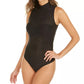 INC International Concepts Women's Shadow Stripe Thong Bodysuit Black Size Large