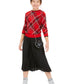 Charter Club Big Girls Plaid Family Sweater Red Size Medium