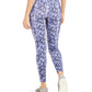 Ideology Women's Python-Print Leggings Purple Size Small