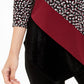 Alfani Women's Petite Colorblocked Asymmetrical-Hem Top Black Size Petite