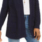 Style & Co Women's Boucle Cardigan Navy Size Medium