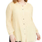 Alfani Women's Plus Size Pleated Completer Yellow Size 1X