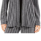 JM Collection Women's Layered-Look Metallic Cardigan Black Size Medium