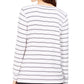 Charter Club Women's Striped V-Neck Tunic White Size XX-Large