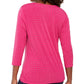 JM Collection Women's Embellished Twist-Front Top Med Pink Size X-Large