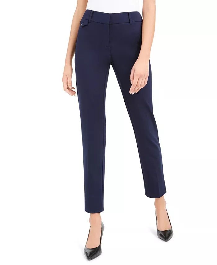 Alfani Women's  Slim Fit Coin Pocket Pants Blue Size 6P