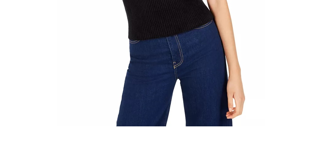 Bar III Women's Becca Tilley X Mock Neck Sweater Tank Top Black Size X-Small