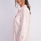 Charter Club Women's Woven Solid Tencel Shirt Pink Size Extra Large