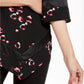 Alfani Women's Charmeuse V Hem Top Black Size Large