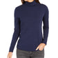 Charter Club Women's Pima Turtleneck Top Blue Size XX-Large