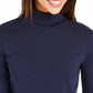 Charter Club Women's Pima Turtleneck Top Blue Size XX-Large