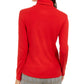 Charter Club Women's Pima Turtleneck Top Medium Red Size Large