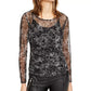 INC International Concepts Women's Ruched Tie Hem Top Black Size XX-Large