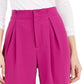 Bar III Women's High-Rise Pleated Pants Med Pink Size 8