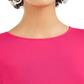 Bar III Women's Bodycon Cropped Crew-Neck Sweater Red Size Small