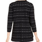 Alfani Women's Open-Front Textured Cardigan Black Size Large