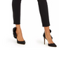 INC International Concepts Women's Bow Detailed Tapered Ankle Pants Black Size 2