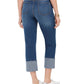 Style & Co Women's High Rise Crop Straight Leg Jeans Blue Size 10