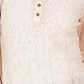 Style & Co Women's Lace Henley Top White Size Large