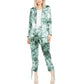 INC International Concepts Women's Tie Dye Blazer Green Size Small