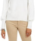 Style & Co Women's Pull-Sleeve Blouson Sweater White Size Small