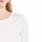 Charter Club Women's Supima Puff Sleeve Top White Size Small