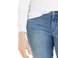 Charter Club Women's Supima Puff Sleeve Top White Size Small