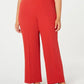 Bar III Women's Trendy Plus Size Flare-Bottom Pants Wine Size 3X