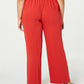 Bar III Women's Trendy Plus Size Flare-Bottom Pants Wine Size 3X