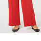 Bar III Women's Trendy Plus Size Flare-Bottom Pants Wine Size 3X