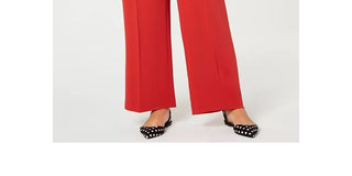 Bar III Women's Trendy Plus Size Flare-Bottom Pants Wine Size 3X