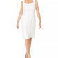 Kasper Women's Square-Neck Sheath Dress Natural Size 12