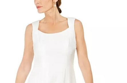 Kasper Women's Square-Neck Sheath Dress Natural Size 12