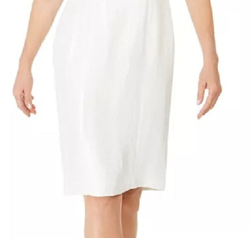 Kasper Women's Square-Neck Sheath Dress Natural Size 12