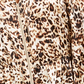 Thalia Sodi Women's Printed Zip Peplum Top Brown Size Extra Large